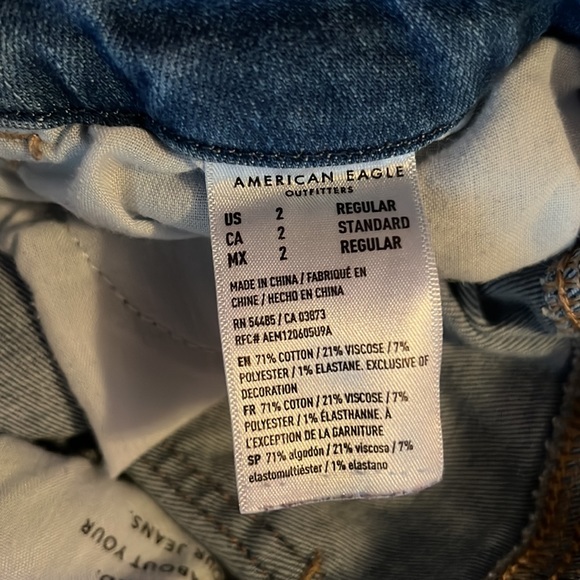 American eagle curvy high rise jeggings size 2 - Picture 4 of 4